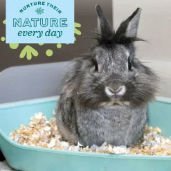 Oxbow Enriched Life Corner Litter Pan with Removable Shield For Small Animals