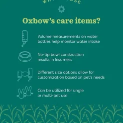Oxbow Enriched Life Corner Litter Pan with Removable Shield For Small Animals