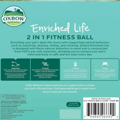 Oxbow Enriched Life 2 in 1 Fitness Ball Toy For Small Animal