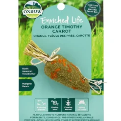 Oxbow Enriched Life Orange Timothy Carrot Toy For Small Animals