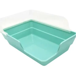Oxbow Enriched Life Rectangle Litter Pan with Removable Shield For Small Animals