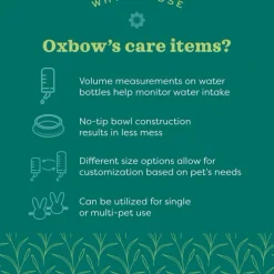 Oxbow Enriched Life Rectangle Litter Pan with Removable Shield For Small Animals