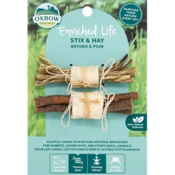 Oxbow Enriched Life Stix & Hay Small Animal Chew Toys