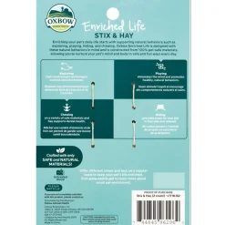 Oxbow Enriched Life Stix & Hay Small Animal Chew Toys