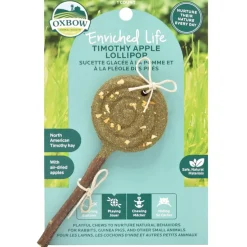 Oxbow Enriched Life Timothy Apple Lollipop Small Animal Chew