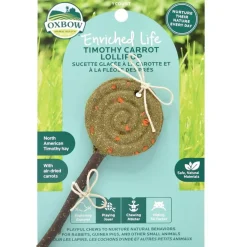 Oxbow Enriched Life Timothy Carrot Lollipop Small Animal Chew