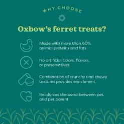 Oxbow Real Prey Rewards Chicken Crunchy & Chewy Ferret Treats (3 oz)