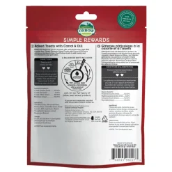 Oxbow Simple Rewards Baked Small Animal Treats with Carrot & Dill (3 oz)