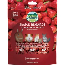 Oxbow Simple Rewards Freeze Dried Strawberry Small Animal Treats (0.5 oz)
