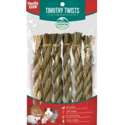 Oxbow Timothy CLUB Timothy Twists Small Animal Treats (6 pack)
