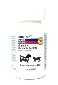 Pala-Tech Vitamin K1 25mg (50 chewable tablets)