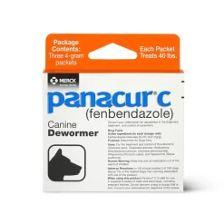 Panacur C (Fenbendazole) Canine Dewormer (4 gram)