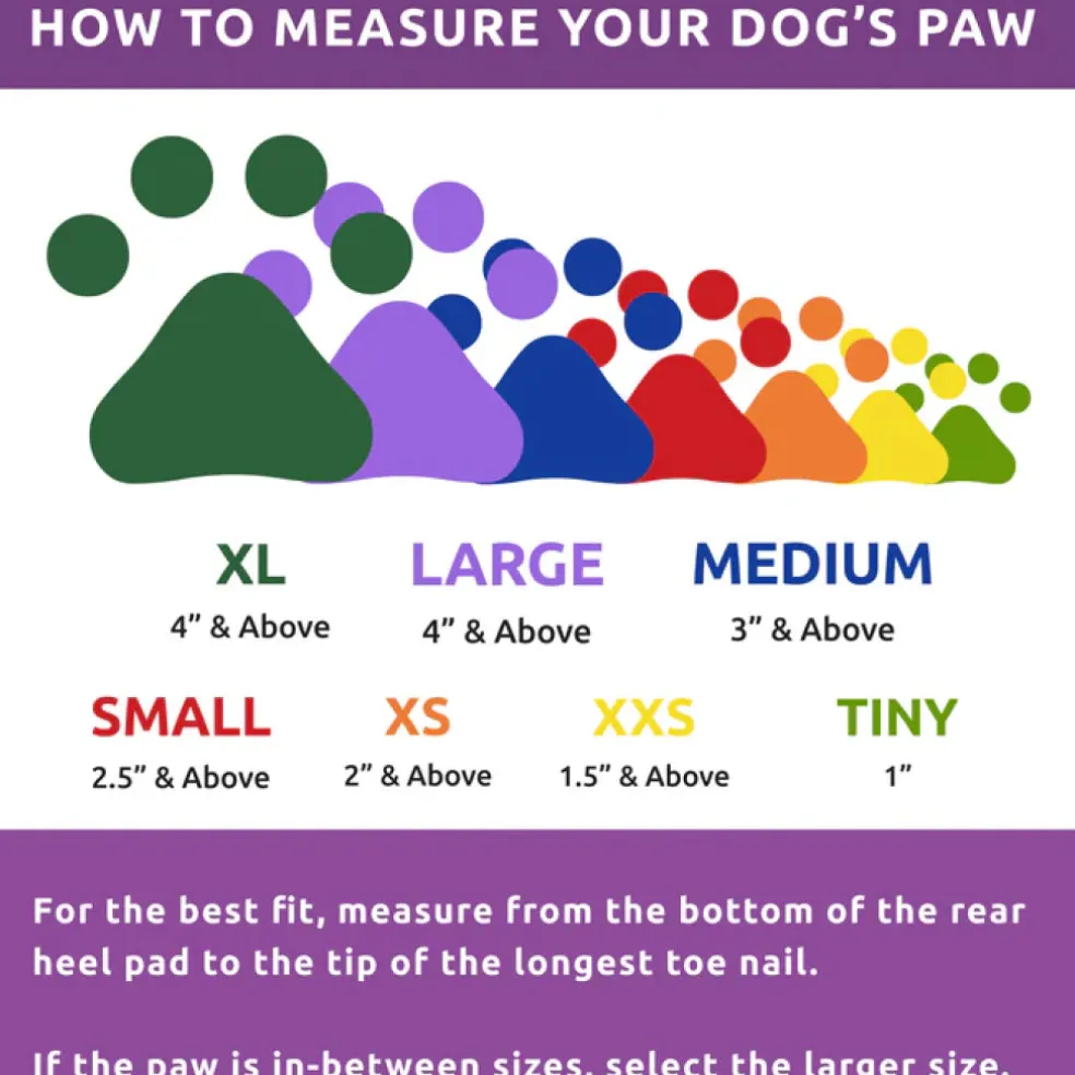 Pawz Boots For Dogs, Large