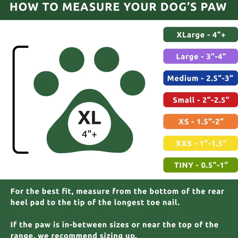 Pawz Boots For Dogs, X-Large