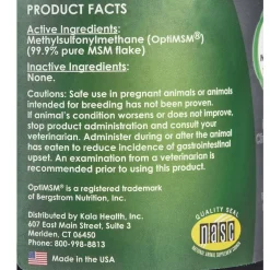 PeakTails Joint Support For Dogs MSM Powder Unflavored, 1-lb