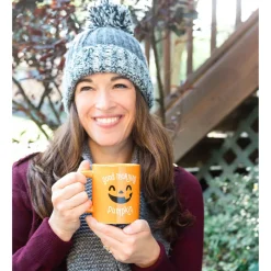 Pearhead Pumpkin & Ghost Halloween Mugs, Set of 2
