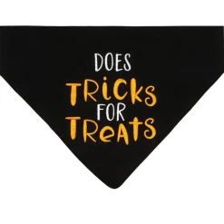 Pearhead Trick or Treat Dog Halloween Bandana, Small/Medium