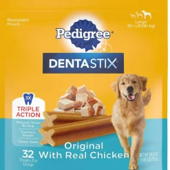 Pedigree Dentastix Large Original Chicken Flavor Dental Dog Treats