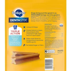Pedigree Dentastix Small/Medium Original Chicken Flavor Dental Dog Treats, 25 Count