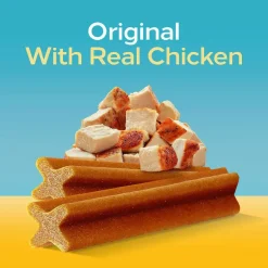 Pedigree Dentastix Small/Medium Original Chicken Flavor Dental Dog Treats, 25 Count