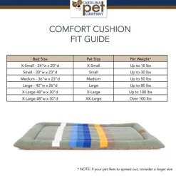 Pendleton Glacier National Park Comfort Cushion Pillow Bed