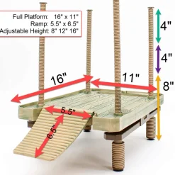Penn-Plax Bask Platforangem Turtle Pier Basking Platform