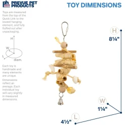 Pervue Pet Naturals Princess Bird Toy