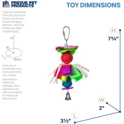 Pervue Pet Playfuls Fancy Dance Bird Toy