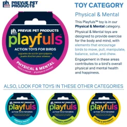 Pervue Pet Playfuls Fancy Dance Bird Toy