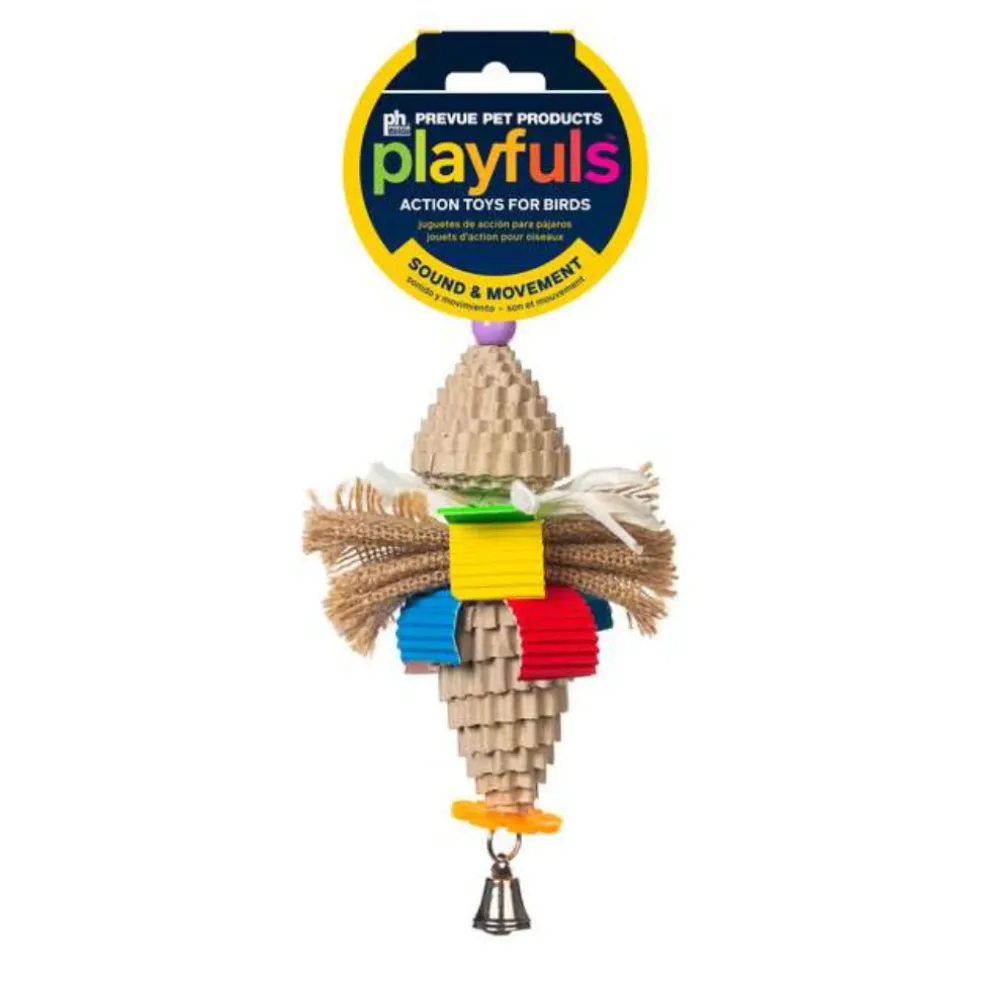 Pervue Pet Playfuls Mr. Mustache Bird Toy