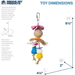 Pervue Pet Tug of War Bird Toy