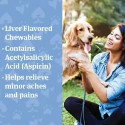 PetArmor Aspirin Pain Reliever Tab For Large & XL Dogs (120 Count)