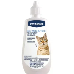 PetArmor Ear Mite & Tick Treatment For Cats (3oz)