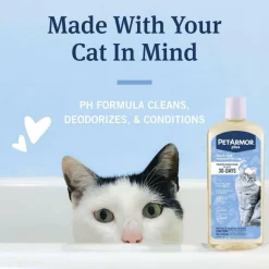 PetArmor Plus Flea & Tick Shampoo for Cats (12 oz)