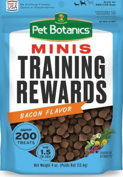 Pet Botanics Training Rewards Mini Soft & Chewy Bacon Flavor Dog Treats