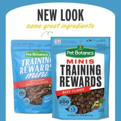 Pet Botanics Training Rewards Mini Soft & Chewy Beef Flavor Dog Treats