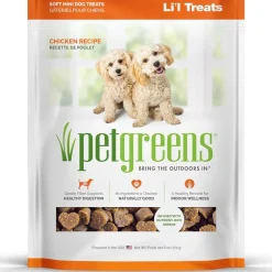 Pet Greens Li'l Treats Chicken Soft Mini Dog Treats, 6-oz