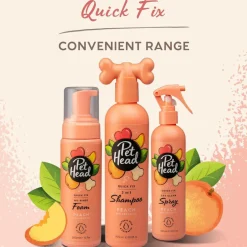 Pet Head Quick Fix 2 in 1 Nourishes and Softens the Coat Shampoo For Dogs (16 oz)