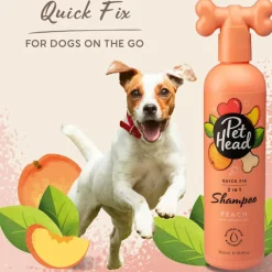 Pet Head Quick Fix 2 in 1 Nourishes and Softens the Coat Shampoo For Dogs (16 oz)
