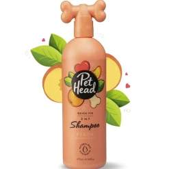 Pet Head Quick Fix 2 in 1 Nourishes and Softens the Coat Shampoo For Dogs (16 oz)