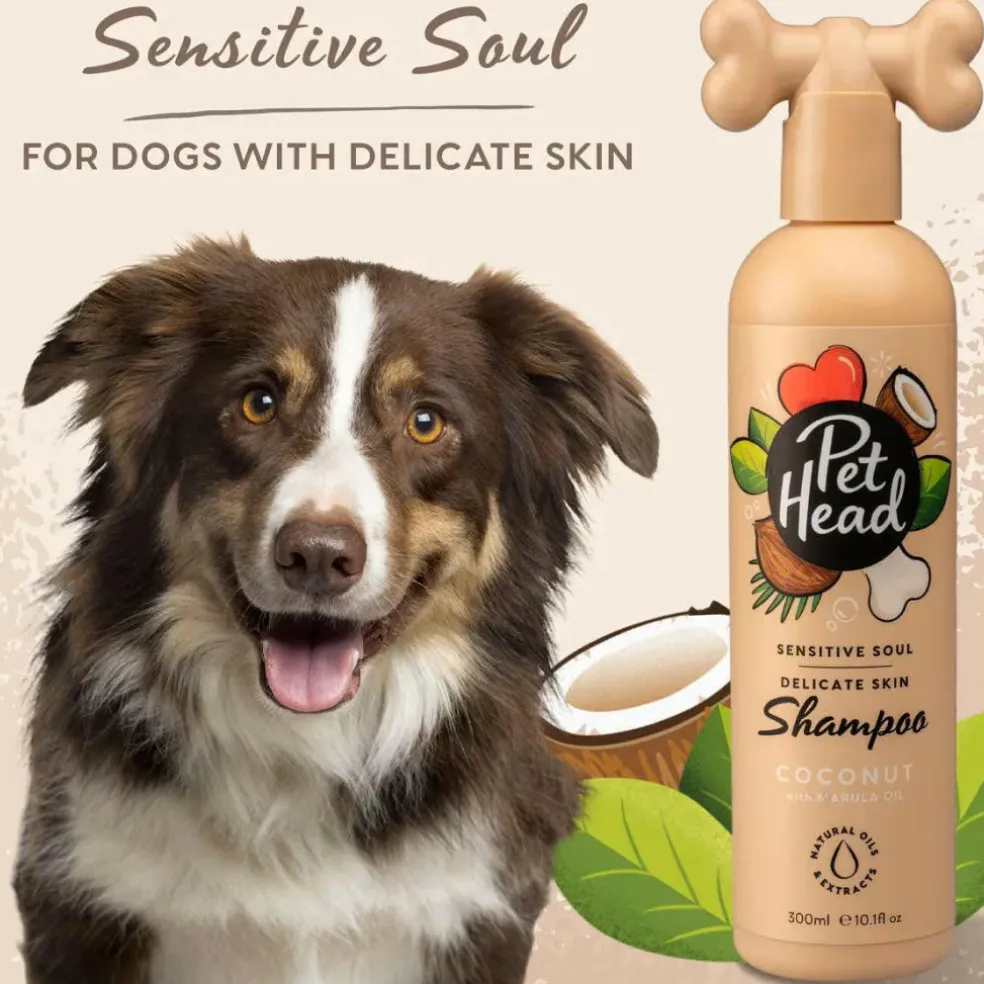 Pet Head Sensitive Soul Hypoallergenic and Moisturizing Shampoo For Dogs (16 oz)