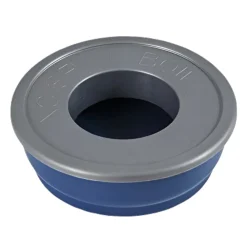 Petmate No Spill Durable Pet Bowl for Water and Food for Dogs & Cats (48 oz) Blue