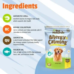 Pet Naturals Allergy + Calming Supplement Chews for Dogs (60 count)