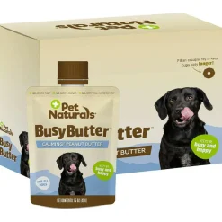Pet Naturals BusyButter Calming Peanut Butter for Dogs (1.5 oz x 6 pouches)