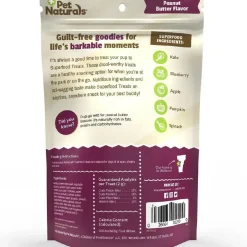 Pet Naturals Superfood Treats for Dogs, Peanut Butter Flavor