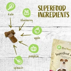 Pet Naturals Superfood Treats for Dogs, Crispy Bacon Flavor