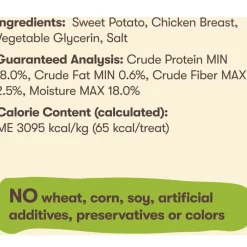 Pet 'n Shape Chick 'n Sweet Potato Jerky Wrapped Treats For Dogs (8 oz)