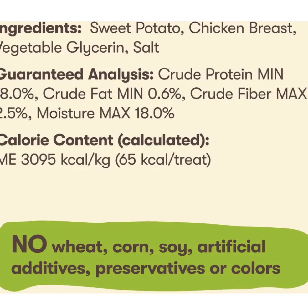 Pet 'n Shape Chick 'n Sweet Potato Jerky Wrapped Treats For Dogs (8 oz)