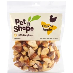 Pet ‘n Shape Chik 'n Apple Jerky Wrapped Treats For Dogs (16 oz)