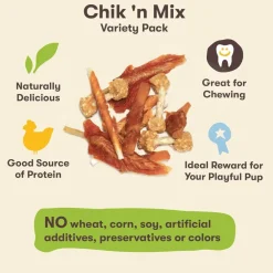 Pet ‘n Shape Chik ‘n Mix Variety Pack Treats For Dogs (16 oz)